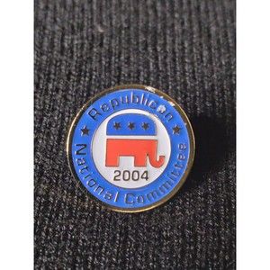 2004 Republican National Committee Convention Enamel Lapel Tie Pin Button
